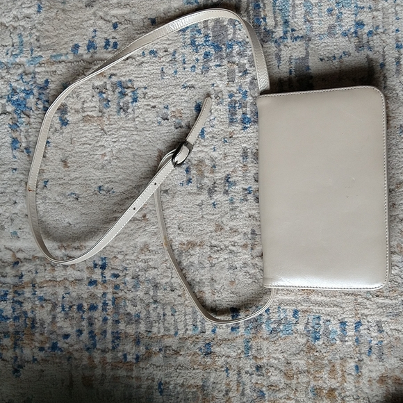 Faux leather Cream small bag - Picture 1 of 5